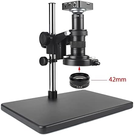 Аксесоари за микроскоп 0.5 X/2.0 X/0.3 X Обективен Стъклен Обектив Промишлен Видеомикроскоп Лабораторни Консумативи (Цвят: 2.0 X)