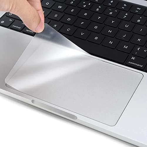 (2 броя) Защитна подплата за тракпад Ecomaholics за MacBook Pro 15 инча A1707 A1990 със сензорен панел (release /2017/2018/2019), калъф за тъчпада с прозрачно матово покритие, защита от надрасква