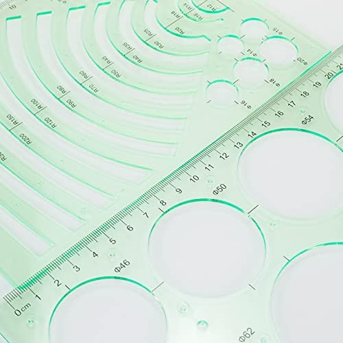 Модел рисунки WDONAY, пластмасови геометрични шаблони, измервателни инструменти, кръг, Овални и електродъгово състав