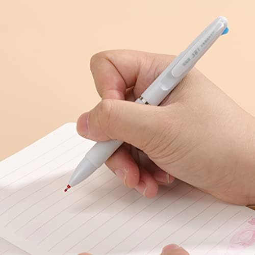 6 бр. цветни дръжки, 3 в 1, химикалка писалка 0,5 на цвят, с гладка дръжка за писма с тънки съвети, кавайные писалка