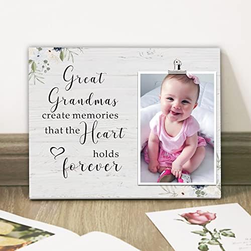 Рамка за снимки с Подаръци за баба, Подарък от баба на Внучка и Внук, Рамка за снимки от Първия Ден на Майката, за баба,
