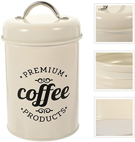 Кутия за чай и кафе Luxshiny, метална кухненска туба, реколта кухненски съдове за домашна кухня на фермата (цвят