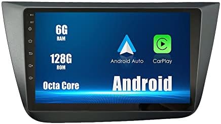 Андроид 10 Авторадио Автомобилната Навигация Стерео Мултимедиен плейър GPS радио 2.5 D Сензорен екран за седалката Altea 2004-2015 RHD Восьмиядерный 6 GB RAM И 128 GB ROM (CarPlay / Android Auto)