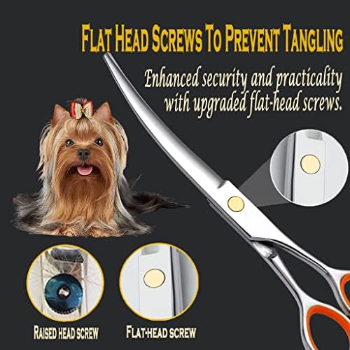 Комплект за грижа за домашни любимци с 7,5-инчов професионални ножици за грижа за кучетата - Комплект ножици от премиум-клас