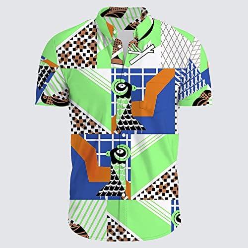 Летни Спортни Ризи за Мъже с Потребителски Логото, Мъжки Комплекти на Блузи с Къс Ръкав, Ежедневни, Плажни Ризи с