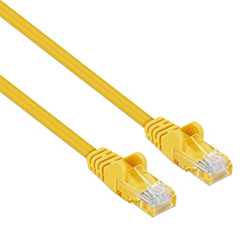 Мрежов кабел Intellinet Slim Cat6 Ethernet – интернет-кабел 10G без довършителни, конектор RJ-45 към конектора RJ-45,