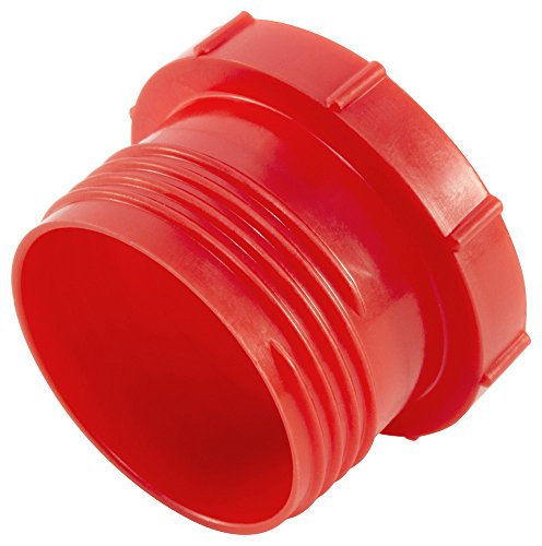 Тапи 99394932 Пластмасов Резьбовая накрайник за безрамочных тръби и гайки в събирането на информация. PDE-6, PE-LD, размер на конец за мъничета 9/16-18, Червено (опаковка от 200 б?