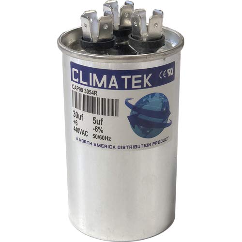През цялата кондензатор ClimaTek - подходящ за американския CPT1843 CPT01843 | 30/5 icf MFD 370/440 Волта променлив ток