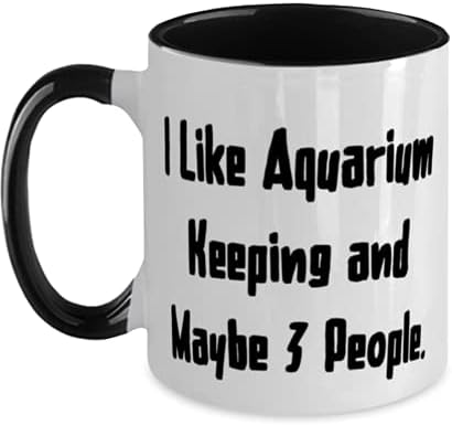 Страхотно Съхранение на Аквариуми, ми харесва Съдържа Аквариум и, може би, 3 Човека, обичам Двухцветную чаша с 11
