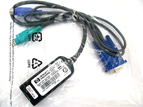Конзола адаптер HP KVM/IP PS/2, VGA, RJ-45 262587-B21 CAT5