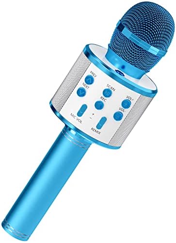 Подарък Детски Микрофон за пеене, Безжичен Bluetooth-караоке Микрофон за възрастни, Преносима Портативна караоке-машина,