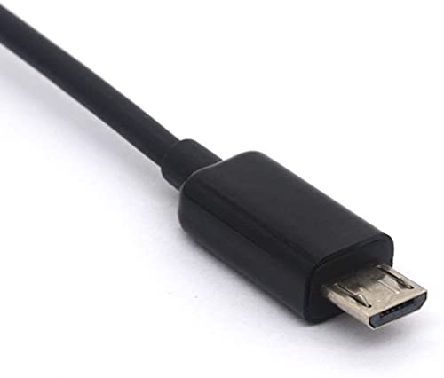 PIIHUSW Кабел Micro USB-3.5 мм с Позлатените 3-Полюсным жак 3,5 мм за свързване към порт Micro B Кола, Аудио Aux удължител