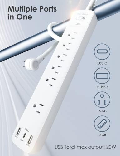 oraimo 2 Пакета USB C Стенно Зарядно устройство 20 W и захранване с USB C 20 W за iPhone серия 14/13/12, за