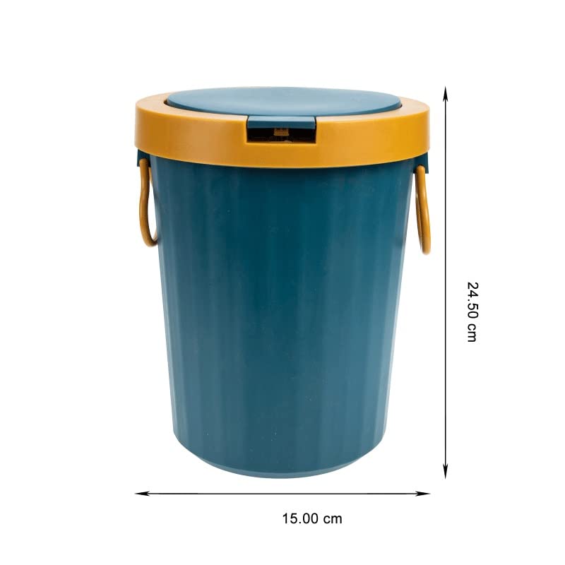 LYSLDH Кошче За хартиени отпадъци Контейнер за Отпадъци кофа за Боклук Притискателния Тип Контейнер за Боклук за Домашна