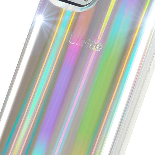 LuMee - Калъф за селфи с двойна подсветка за iPhone 11 Pro - DUO - Отпред и отзад осветление - 5,8 инча - Холографски