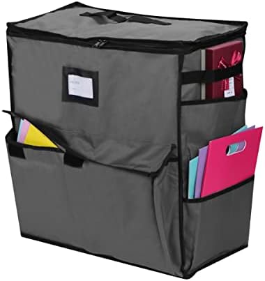 ProPik Уникален празничен органайзер за съхранение, подарък пакет и аксесоари за опаковане (сив)