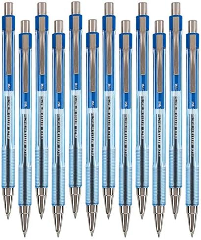 Прибиращ химикалка писалка Pilot по-Добро, Синя Fine Point, 12 Точки (30001)