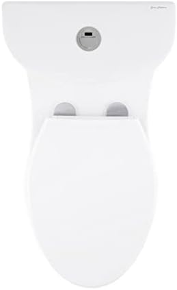 Красива едно парче Удължен тоалетна чиния с Безконтактен модифицирано Двойно смывом 1.1/1.6 gpf