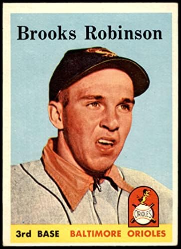 1958 Topps # 307 Брукс Робинсън Балтимор Авлига (Бейзболна картичка), БИВШ Авлига