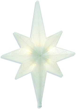 Topper за дърво Brite Star 42-548-00 White Star, Топло Бяло