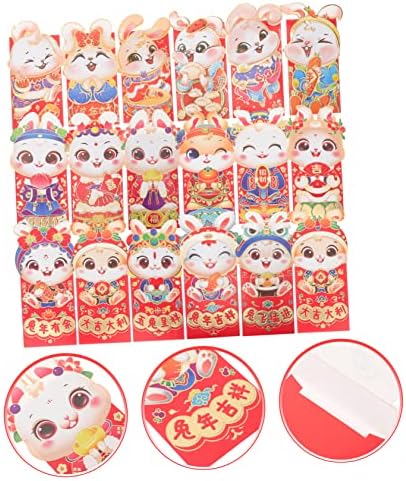 Yardwe 2023 Червен Плик Китайски Подаръци De Pocketbook Мультяшные Червени Пакети Церемониалния Пакет Щастливи