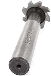 X-DREE 20 мм Дълбочина на рязане от 4 мм 8 Канали HSS AL T Накрайник бележка fresa дължина 68 мм (20 мм Corte