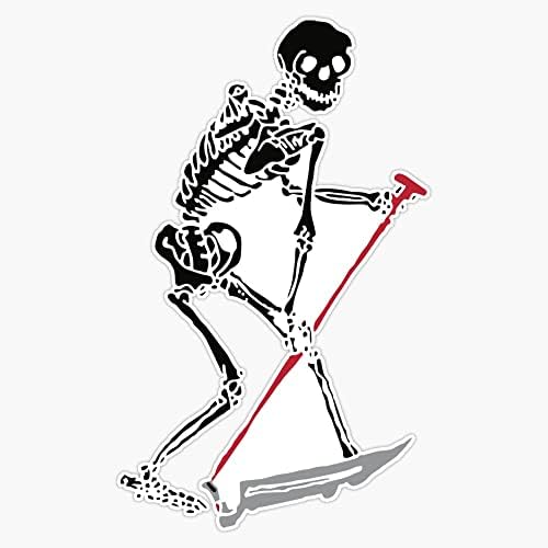 RQH Търговия Стикер с виртуален скелет Lil Пийп, Стикер на Бронята, Vinyl Стикер, 5 RQH-SKTON-СТИКЕРИ-2313 RQH-SKTON-СТИКЕРИ-2313