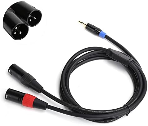 Аудиолиния Shanrya, устойчив на абразия аудио кабел XLR Plug and Play PVC за усилватели на мощност за микшерных дистанционни