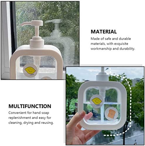 Cabilock Улични Контейнери за Тоалетни Принадлежности Бутилка-Опаковка Сапун, Пластмасова Прозрачна Помпа за Еднократна