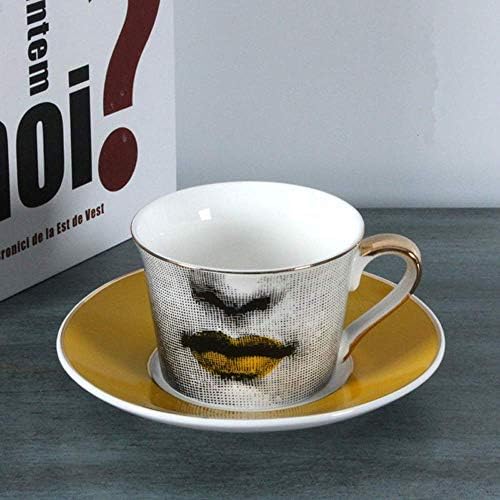 Комплект чаши INJIE, Европейската Керамична Чаша За Кафе, Креативна Керамична Подарък Чаша За Кафе С Мляко