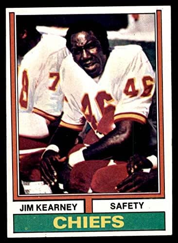 1974 Topps 193 Джим kearny на кабинковия лифт Канзас Сити Шефове (Футболна карта) VG/БИВШ Шефове Прери View