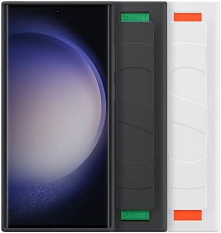 Калъф за телефон SAMSUNG Galaxy S23 Ultra Silicone Grip, Защитен калъф с гладка консистенция, Подвижна каишка, Версията