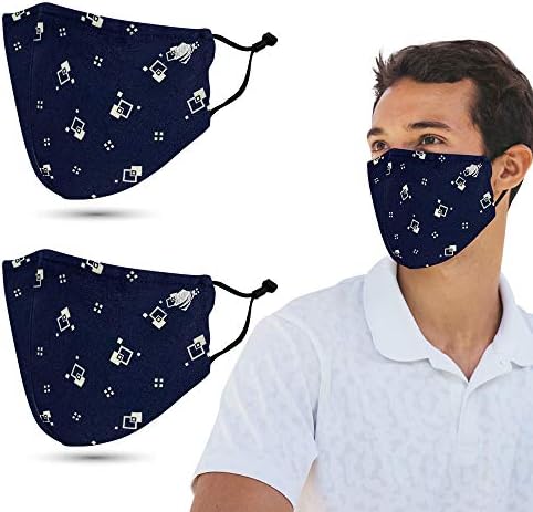 Тъканни маски за лице премиум Комфорт за Еднократна употреба - Моющаяся Регулируема Метална Маска на носа, с джоб за филтър