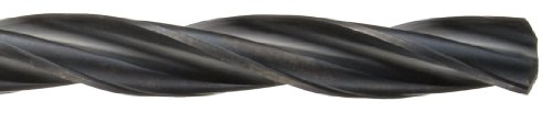 Тренировка от бързорежеща стомана Cleveland 2560 голяма дължина, Три надлъжни канала, Черен оксид, Кръгла опашка,