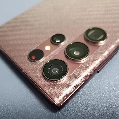 ISARVIQUE за Samsung Galaxy S22 Ултра Защитно фолио за задната част на Ультратонкая 3D Защитно фолио, изработени от въглеродни влакна - 2 опаковки