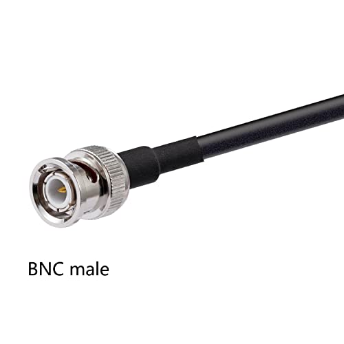 POBADY SMA Мъжки към BNC Plug Радиочестотни 50 Ома Коаксиален Кабел SMA за RG58 BNC Кабел 3 метра/1 м за Антени