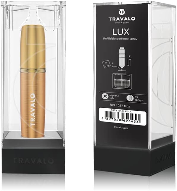 Комплект Пулверизатори за парфюми Travalo LUX За пътуване Със системата U-Образна замяна, Одобрен от TSA | за многократна употреба Мини-Помпа-Спрей за Лесно Fill Лек Портати?