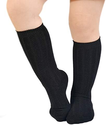 EPEIUS Унисекс-Детски Безшевни чорапогащи в рубчик /кабелна тел до коляното (опаковка от 3/6)