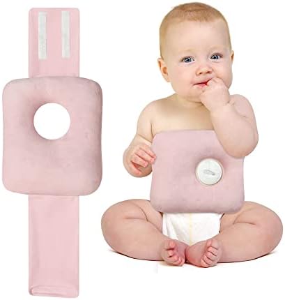 G-Tube Корема Time Въздушна Тръба за Хранене Скута на Лигавицата Регулируема Възглавница за Хранене с Дупка за Подкрепа на бебета Бутон за Защита на бебета
