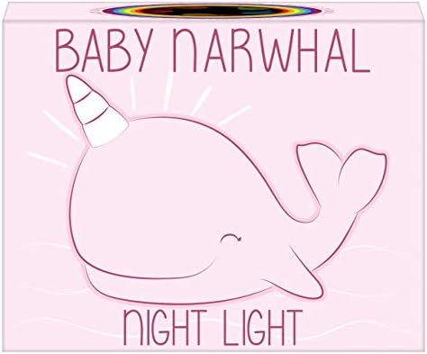 iscream Baby Narwhal 4 Мини Led Лампа За промяна на цветовете на Настроението