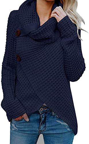Дамски Основни Тениски с дълъг Ръкав, Всекидневни Пуловер в стил Мозайка с кръгло деколте и Цветен Блок, Всекидневни