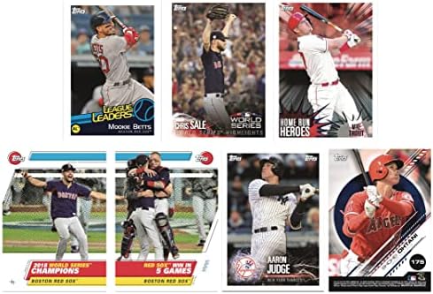 Ценна кутия за бейзбол стикери Topps 2019 MLB - 10 X, 1 Ексклузивен Плакат, Само на 40 Стикери
