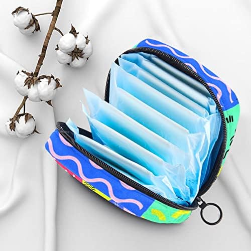 Цвят на Геометричния Модел Чанта за Менструация, Чанта За Съхранение на Хигиенни Кърпички, Пътна Чанта за Събиране