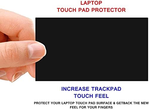 (2 броя) Защитна подплата за тракпад Ecomaholics Premium за лаптоп Acer Aspire E (E5-774) 17.3-инчов, Черен