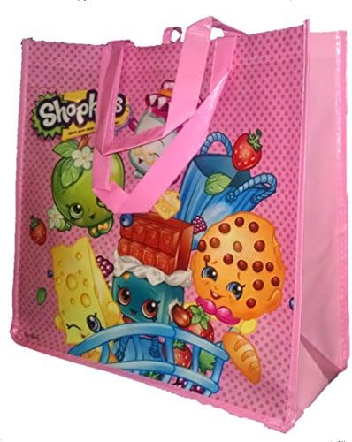 Shopkins Розова Подарък Чанта за пазаруване в магазини с Играчки за Еднократна Употреба