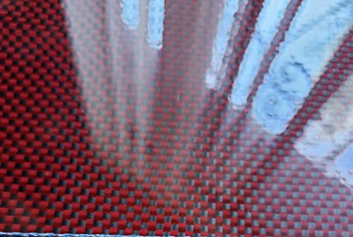 12 x36x3/32 1x1 Лист панели от фибростъкло, въглеродни влакна просто тъкат, Гланцирана с една ръка (12 x36x3/32,