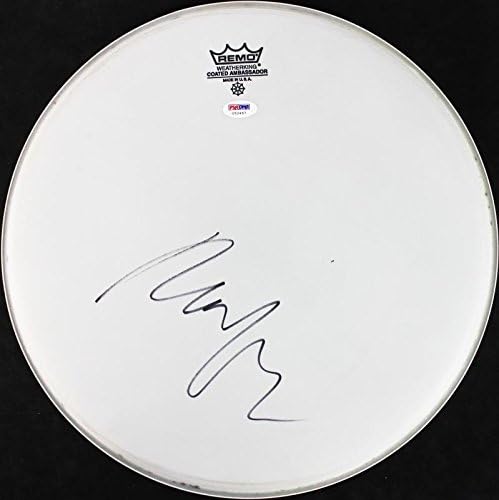 Истински 15-Инчов Барабанная корона с Автограф на Нил Янг PSA/DNA U52467