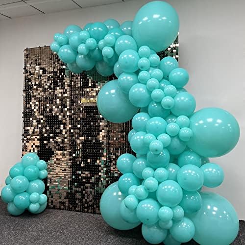 MOXMAY 100 броя Сини балони 18 сантиметра на 12 сантиметра 10 инча 5 инча, Различни Размери, Определени балони за