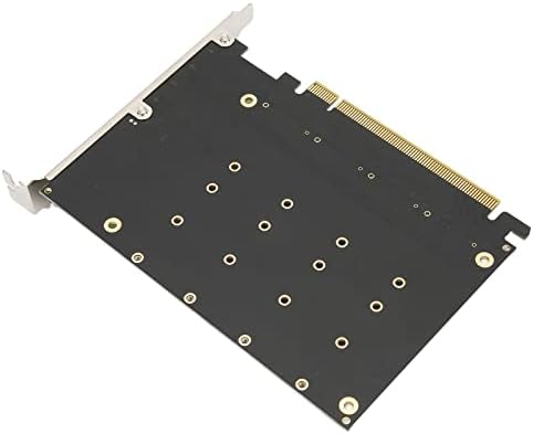 NVMERaidCard, Адаптер SSD M. 2 с високоскоростен интерфейс PCIEX16, за 4 твърди дискове протокол NVME PCIe за PCIE3.04.0