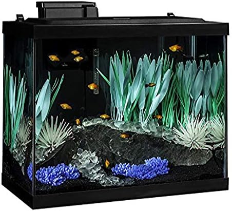 Комплект за аквариум Tetra ColorFusion с 20-галлонными аквариумными рибки, включва led осветление и декор